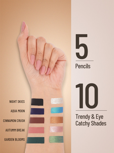 SWISS BEAUTY Chrome & Matte Long Lasting Twin Eyeshadow Stick - Night Skies 01 - Image 5