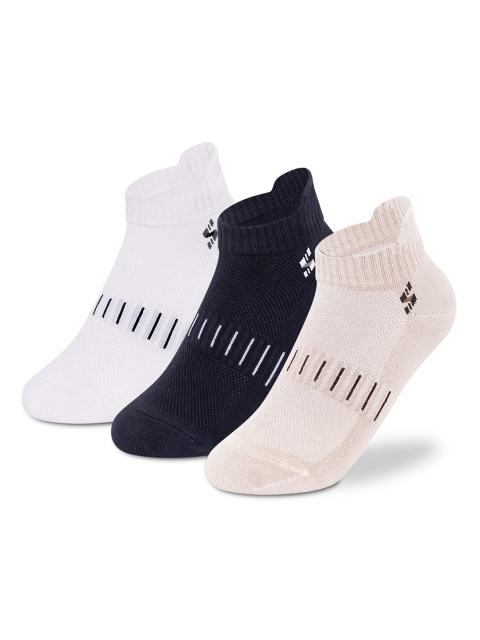 Supersox Kids Pack Of 3 Ankle-Length Antimicrobial Bamboo Socks