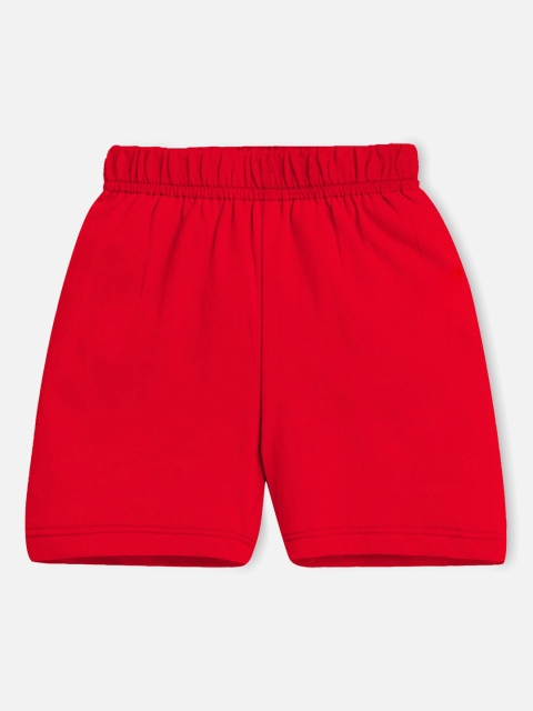 HERE&NOW Boys Pack Of 4 Typography Printed Cotton Sports Shorts - Image 5