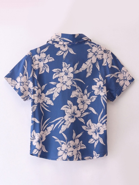 CrayonFlakes Boys Opaque Floral Printed Casual Shirt - Image 2