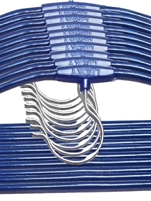SINAL Blue 10 Pieces Steel Clothes Hangers - Image 3