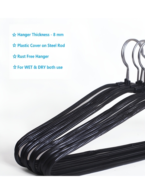 SINAL Black 30 Pieces Steel Clothes Hangers - Image 4