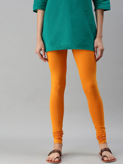 De Moza Cotton Churidar-Length Leggings