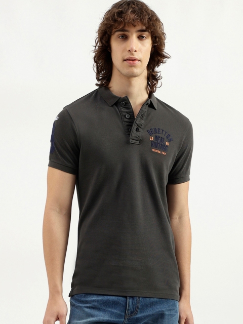 United Colors of Benetton Polo Collar Pure Cotton Regular Fit T-shirt
