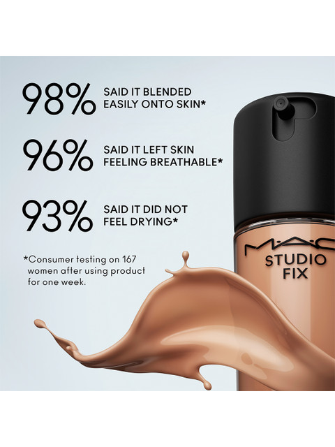 M.A.C Studio Fix Fluid SPF15 24Hr Matte Mini Foundation for Oil Control 15 ml - NC15 - Image 5