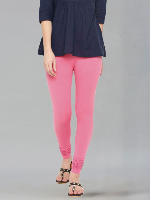 De Moza Cotton Churidar Length Slip-On Leggings