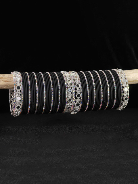 LAVAZZA Set Of 70 Crystal Studded Bangles