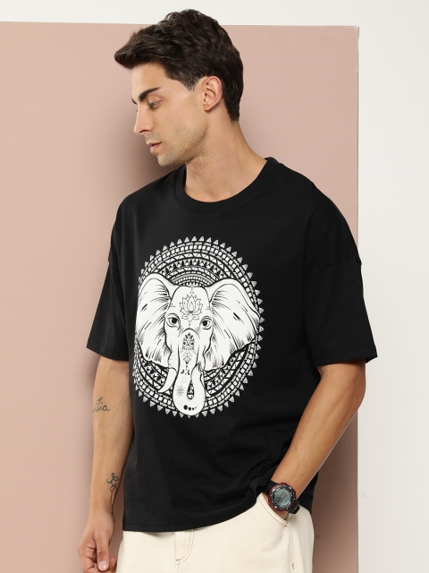 Stormborn Men Graphic Printed Oversized Drop-Shoulder T-shirt - Image 3