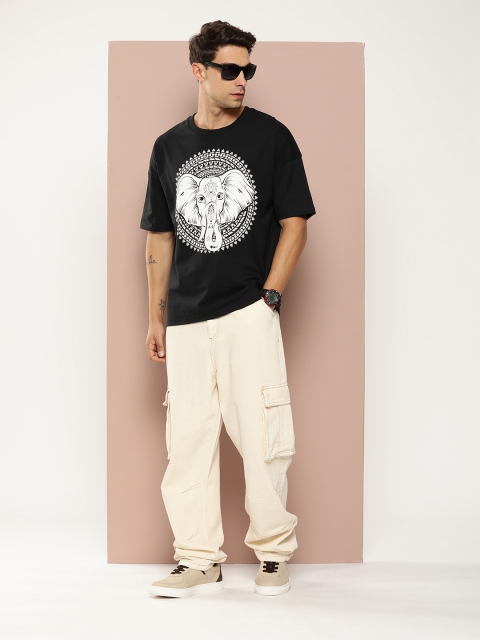 Stormborn Men Graphic Printed Oversized Drop-Shoulder T-shirt - Image 5