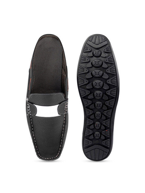 Woakers Men Textured Round Toe Mule Sneakers - Image 5
