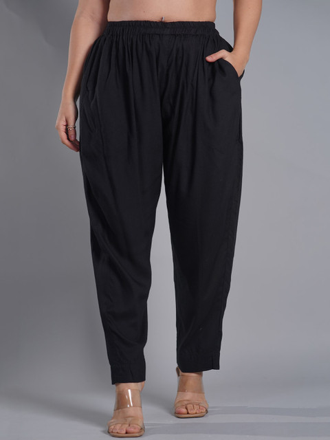 LetsDressUp Women Mid-Rise Casual Trouser
