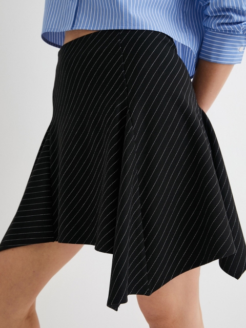 Koton Striped Flared Mini Skirts - Image 6