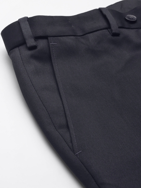 INVICTUS Men Adjustable Waistband Formal Trousers - Image 6