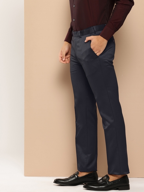 INVICTUS Men Adjustable Waistband Formal Trousers - Image 3