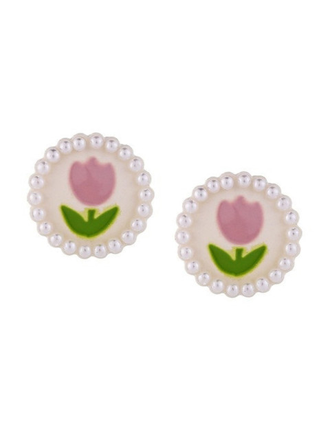 MYKI Gold-Plated Contemporary Studs Earrings - Image 5