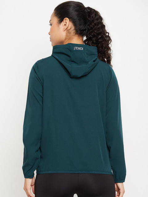 PERFKT-U Women Windcheater Antimicrobial Longline Training or Gym Sporty Jacket - Image 5