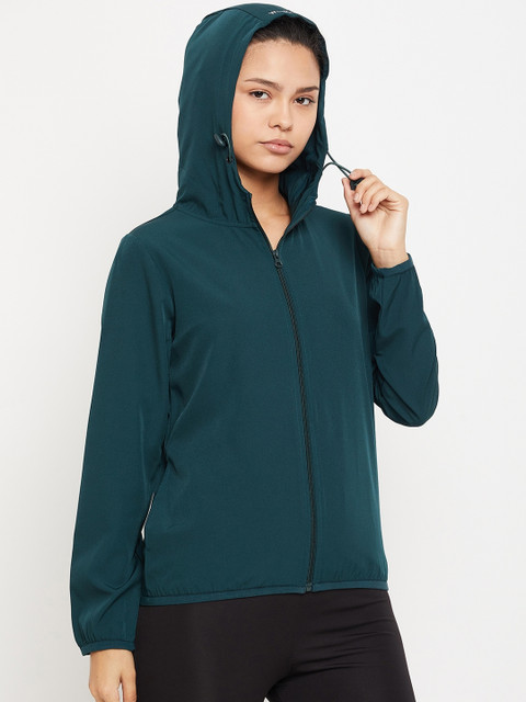 PERFKT-U Women Windcheater Antimicrobial Longline Training or Gym Sporty Jacket - Image 3