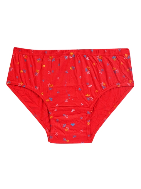 YELLOWDELIGHT Pack of 3 Printed Cotton Inner-Elastic Briefs YD 611 Kiruthika (w) jetty S - Image 3