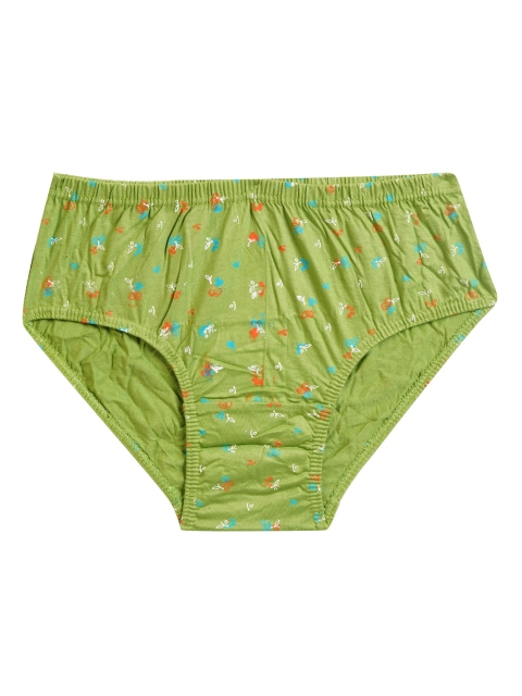 YELLOWDELIGHT Pack of 3 Printed Cotton Inner-Elastic Briefs YD 613 Kiruthika (w) jetty S - Image 4