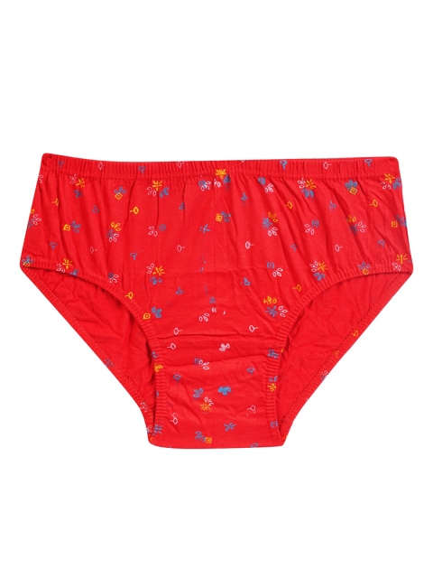 YELLOWDELIGHT Pack of 3 Printed Cotton Inner-Elastic Briefs YD 613 Kiruthika (w) jetty S - Image 3