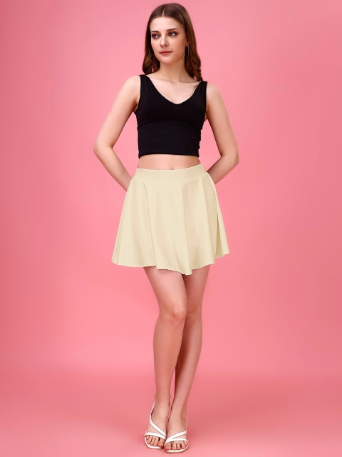 Trendmalls Above Knee Length Skirt With Attached Shorts - Image 4