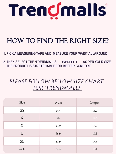 Trendmalls Above Knee Length Skirt With Attached Shorts - Image 7