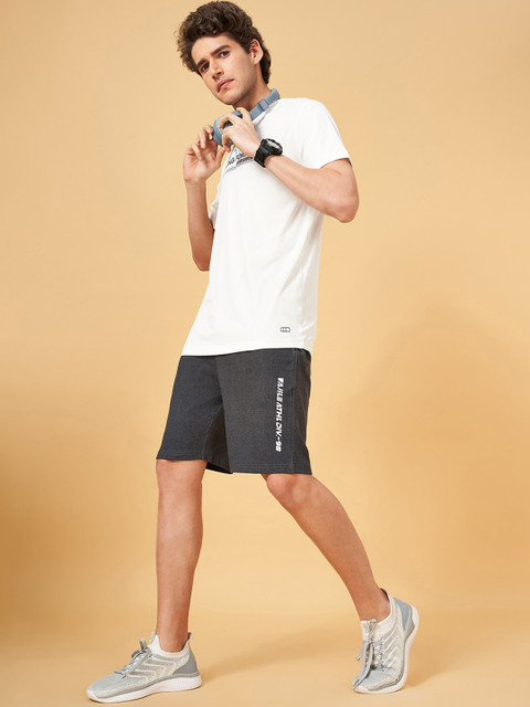 Ajile by Pantaloons Men Mid-Rise Cotton Regular Shorts - Image 5