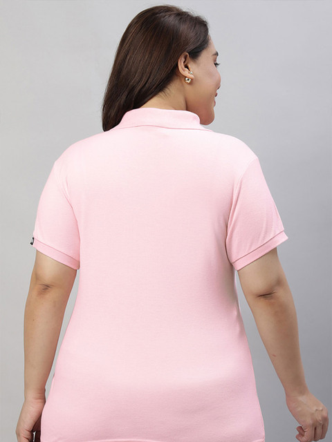 Wear Your Opinion Plus Size Polo Collar Cotton T-shirt - Image 4