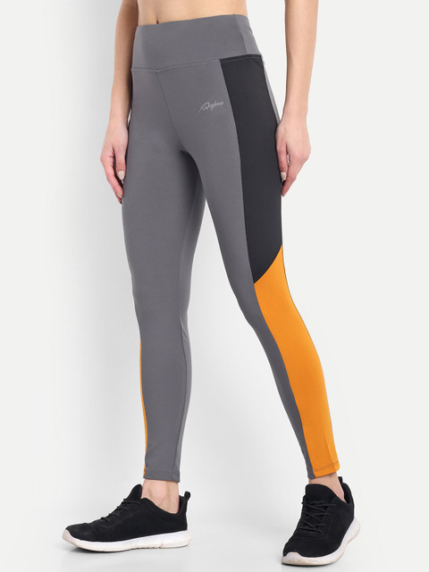 WAYLENE Dry-Fit Colourblocked Ankle-Length Sports Tights - Image 2