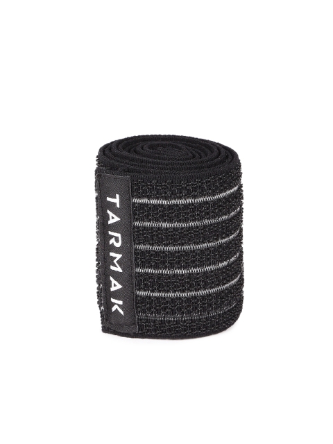 TARMAK By Decathlon Unisex Black Reusable Support Strap 0.9M