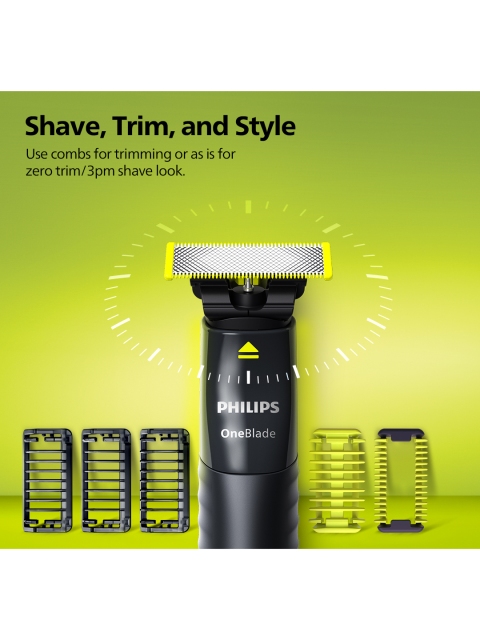 Philips OneBlade QP1624/10 Trimmer for Face & Body - Black - Image 3
