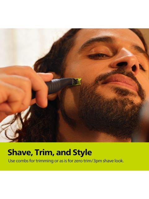 Philips OneBlade QP1624/10 Trimmer for Face & Body - Black - Image 4