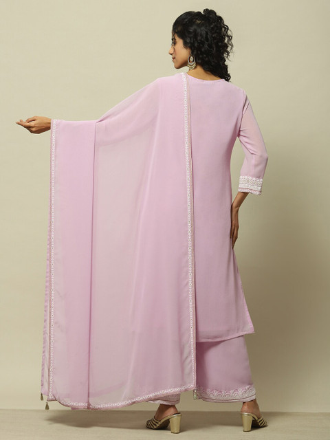 Rangriti Dupatta with Thread Work - Image 3