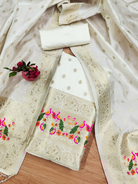 LeeliPeeri Designer Unstitched Dress Material