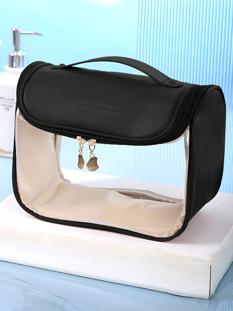 Aura Black Water Resistant Makeup Organiser