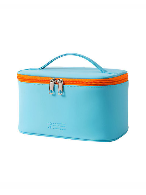 Aura Blue & Orange Water Resistant Makeup Travel Accessory - Image 6