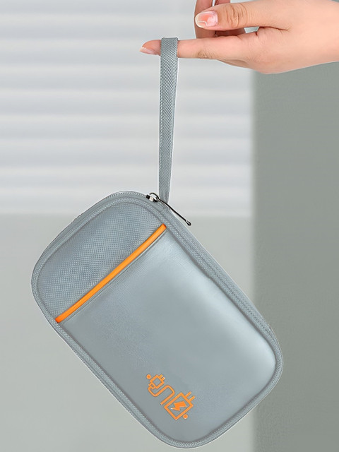 Aura Grey Electronics Accessory Organizer Travel Bag