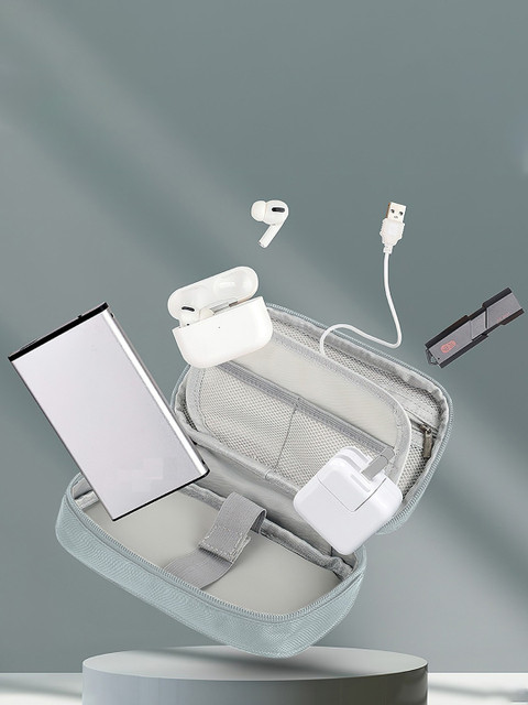 Aura Grey Electronics Accessory Organizer Travel Bag - Image 6