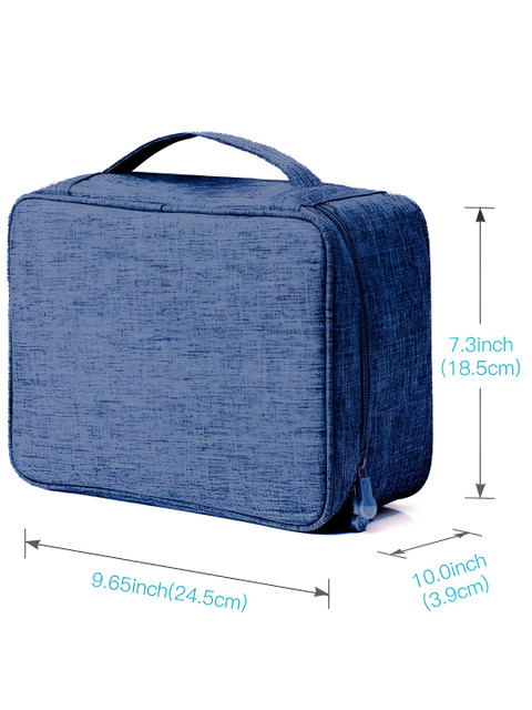 Aura Blue Electronics Accessories Travel Bag - Image 6