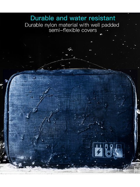 Aura Blue Electronics Accessories Travel Bag - Image 4