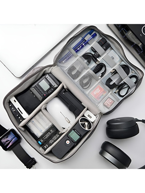 Aura Blue Electronics Accessories Travel Bag - Image 3