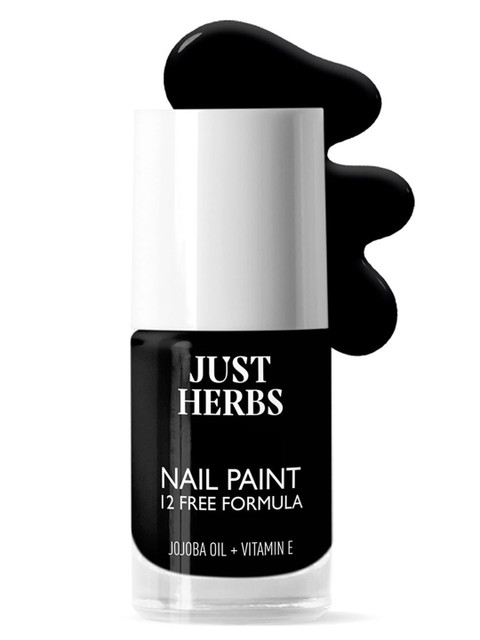 Just Herbs 12 Free Formula Long Lasting Nail Paint With Jojoba Oil -11ml-Midnight Magic 31