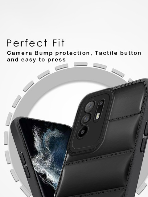 Karwan Oppo F19 Pro Plus Puffer Edition Silicone Mobile Back Case - Image 3