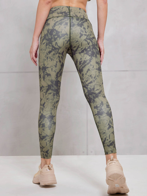 Technosport Women Printed Rapid Dry Ankle-Length Tights - Image 3