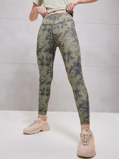 Technosport Women Printed Rapid Dry Ankle-Length Tights - Image 2