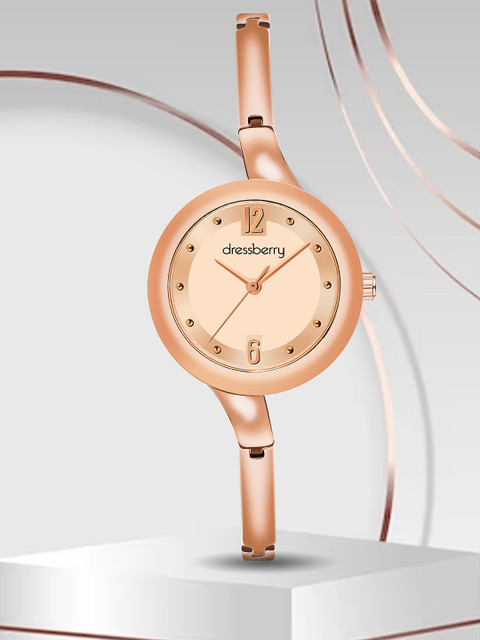 DressBerry Women Stainless Steel Bracelet Style Straps Analogue Watch DB-025