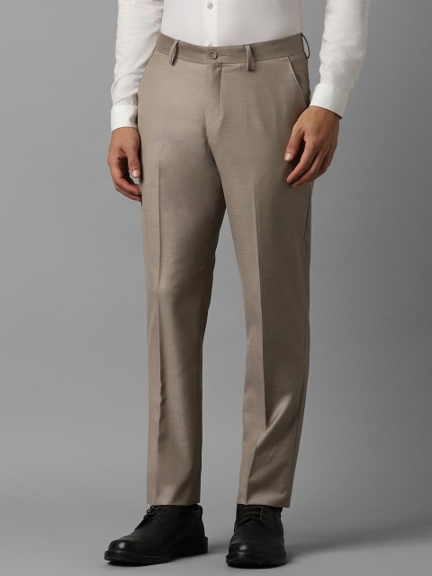Louis Philippe Men Slim Fit Formal Trousers - Image 2