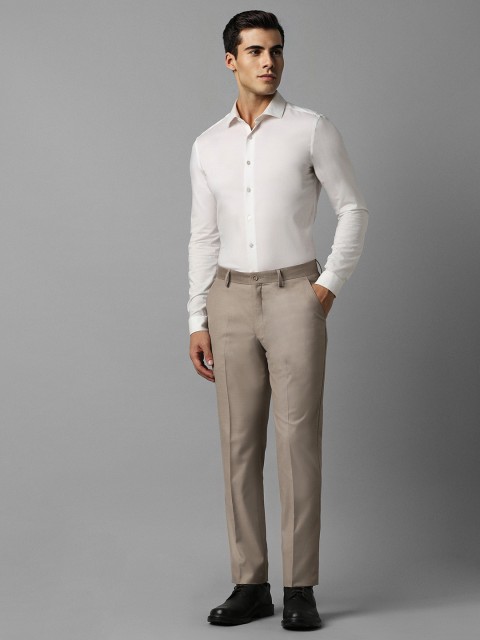 Louis Philippe Men Slim Fit Formal Trousers - Image 4