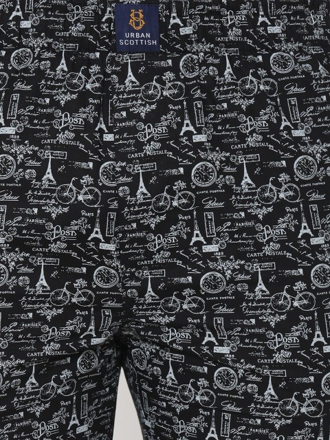 URBAN SCOTTISH Men Printed Pure Cotton Lounge Pants - Image 6