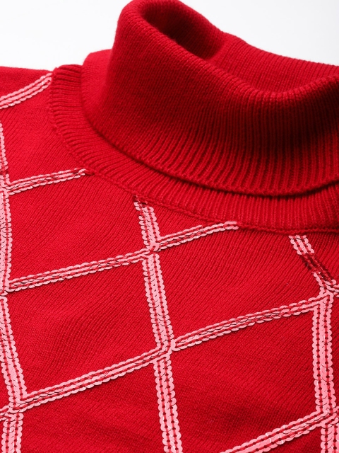 DressBerry Sequin Detailed Turtle Neck Pullover - Image 2